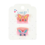 SOUZA Set de 4 elastiques a cheveux Maartje papillons