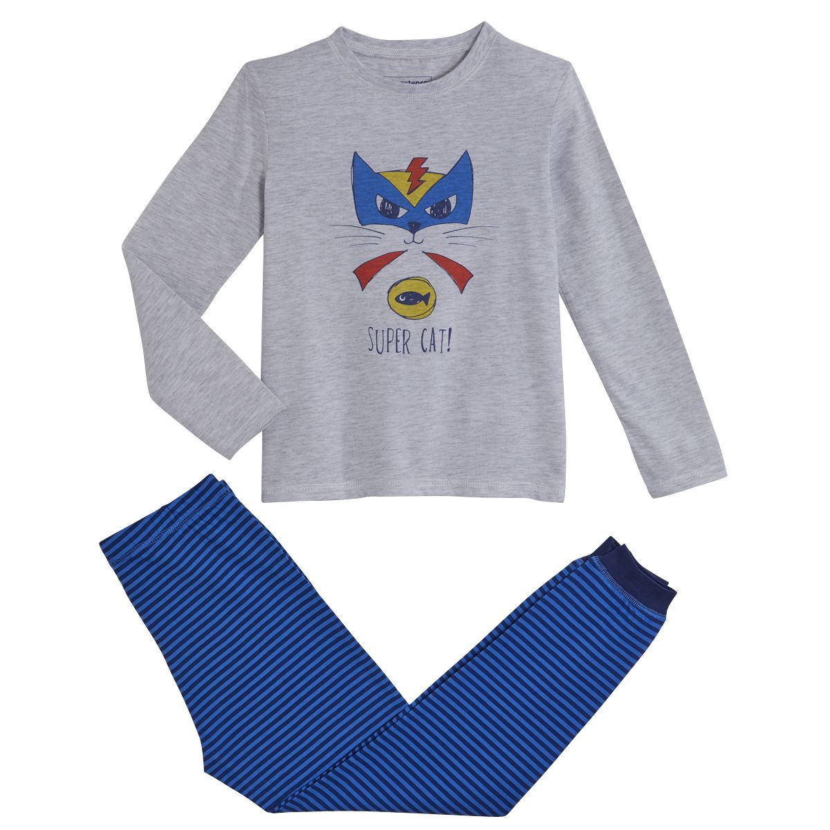 IN EXTENSO Ensemble pyjama super cat en jersey garçon