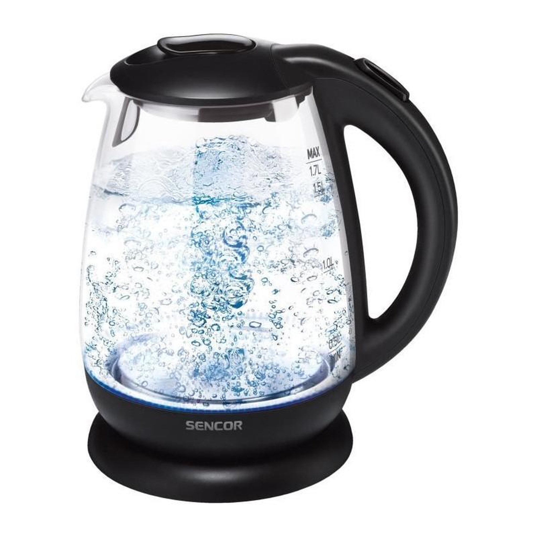 Voir la diapositive 2 : SENCO Bouilloire - SENCOR - SWK-1785BK - 1,7 L - 2200 W - Noir