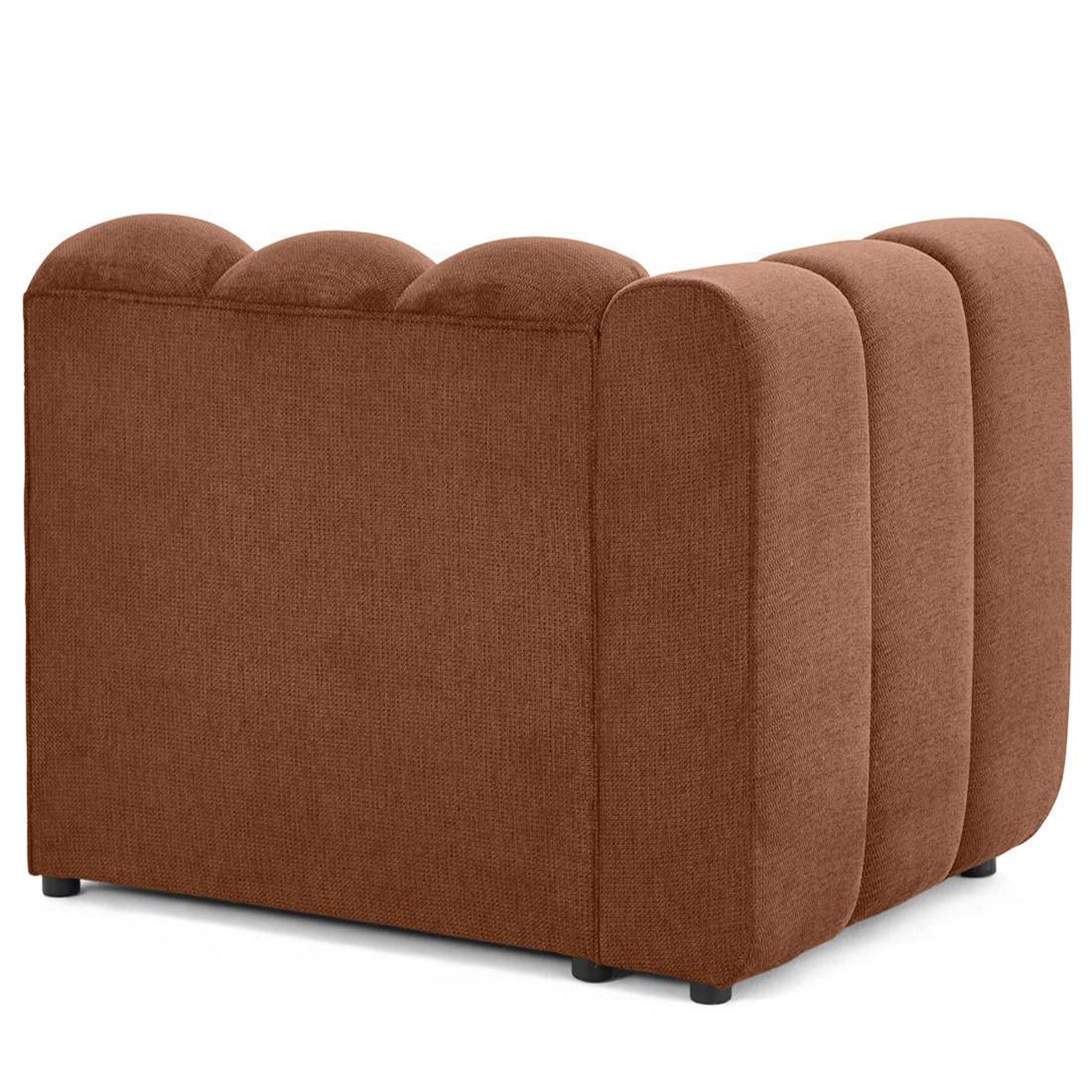 Voir la diapositive 5 : LISA DESIGN Debbie - module d'assise gauche en tissu texturé