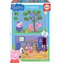EDUCA Puzzle 2 x 48 pièces : Peppa Pig