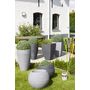 Voir la diapositive 2 : Pot Cylindrique gris clair imitation ciment