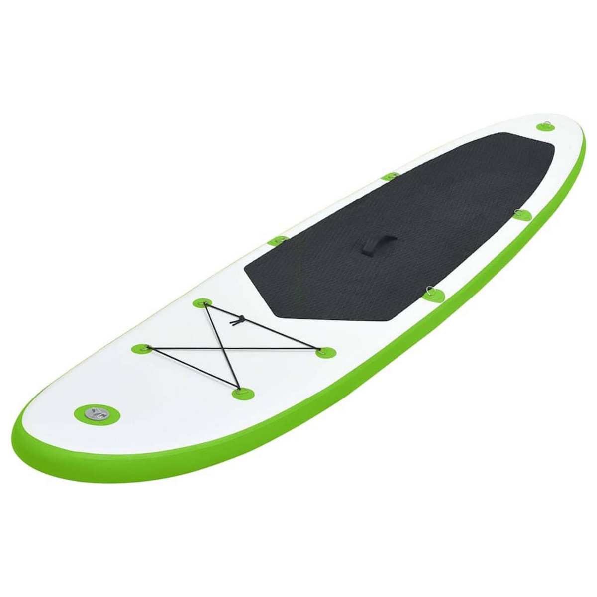 VIDAXL Ensemble de planches SUP gonflables Vert et blanc