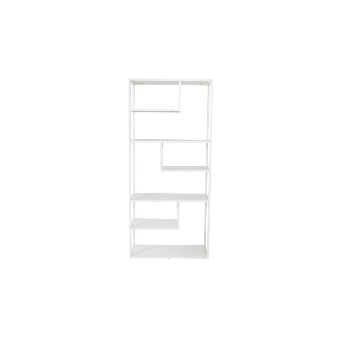 Paris Prix Étagère Bibliothèque 6 Niveaux  Staal  190cm Blanc