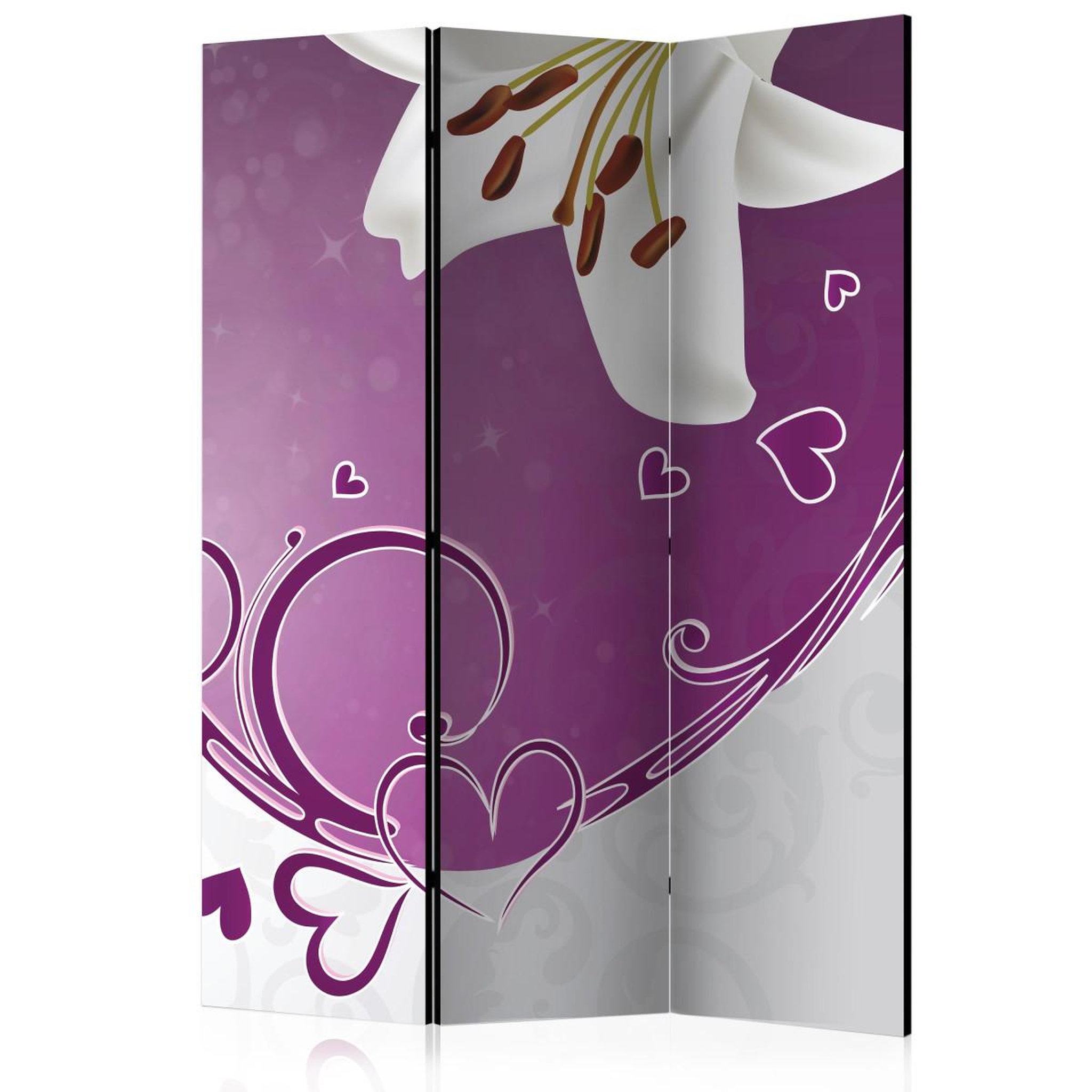 Paris Prix Paravent 3 volets  melody of love  135x172cm