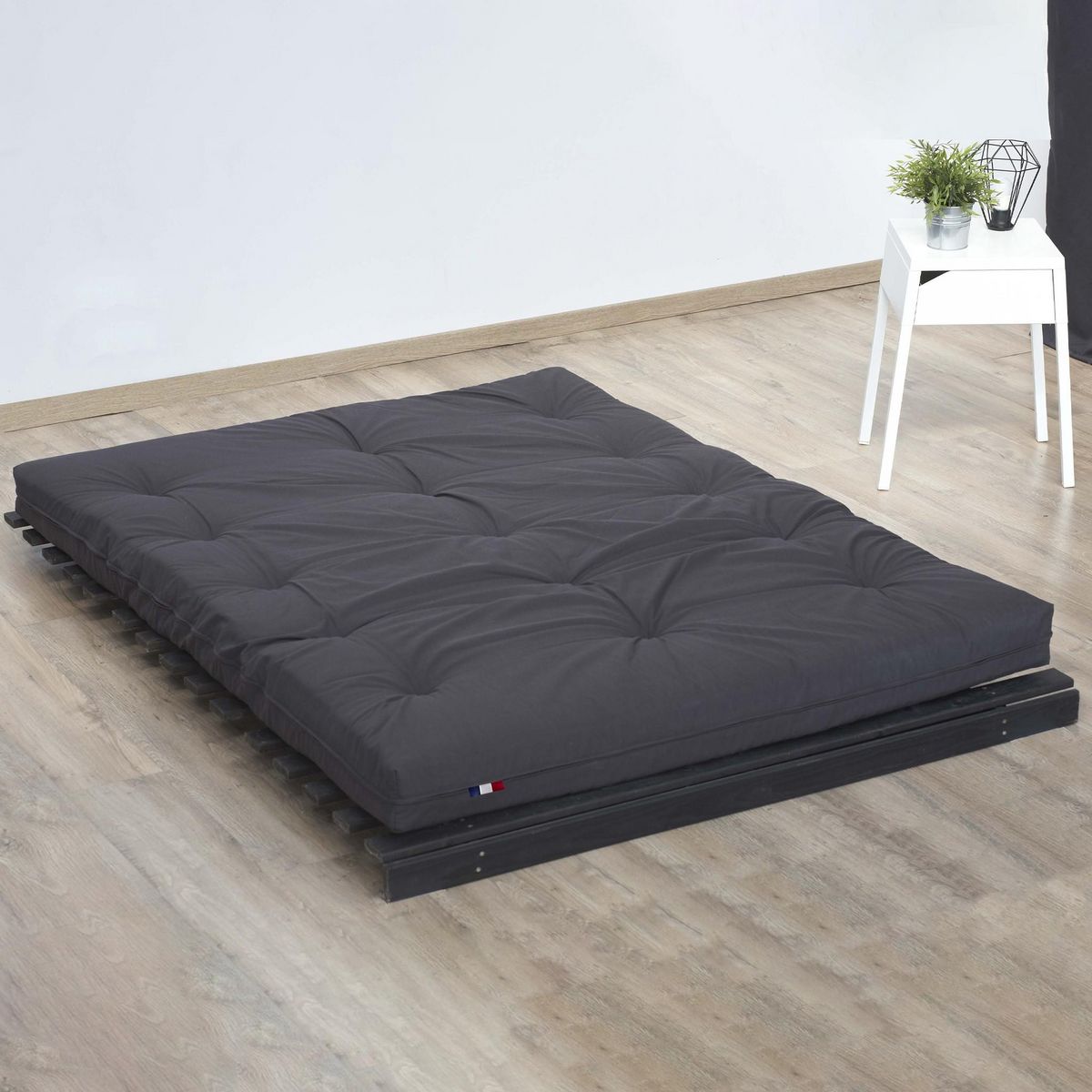 IDLITERIE Matelas futon latex et fibres, fabrication française