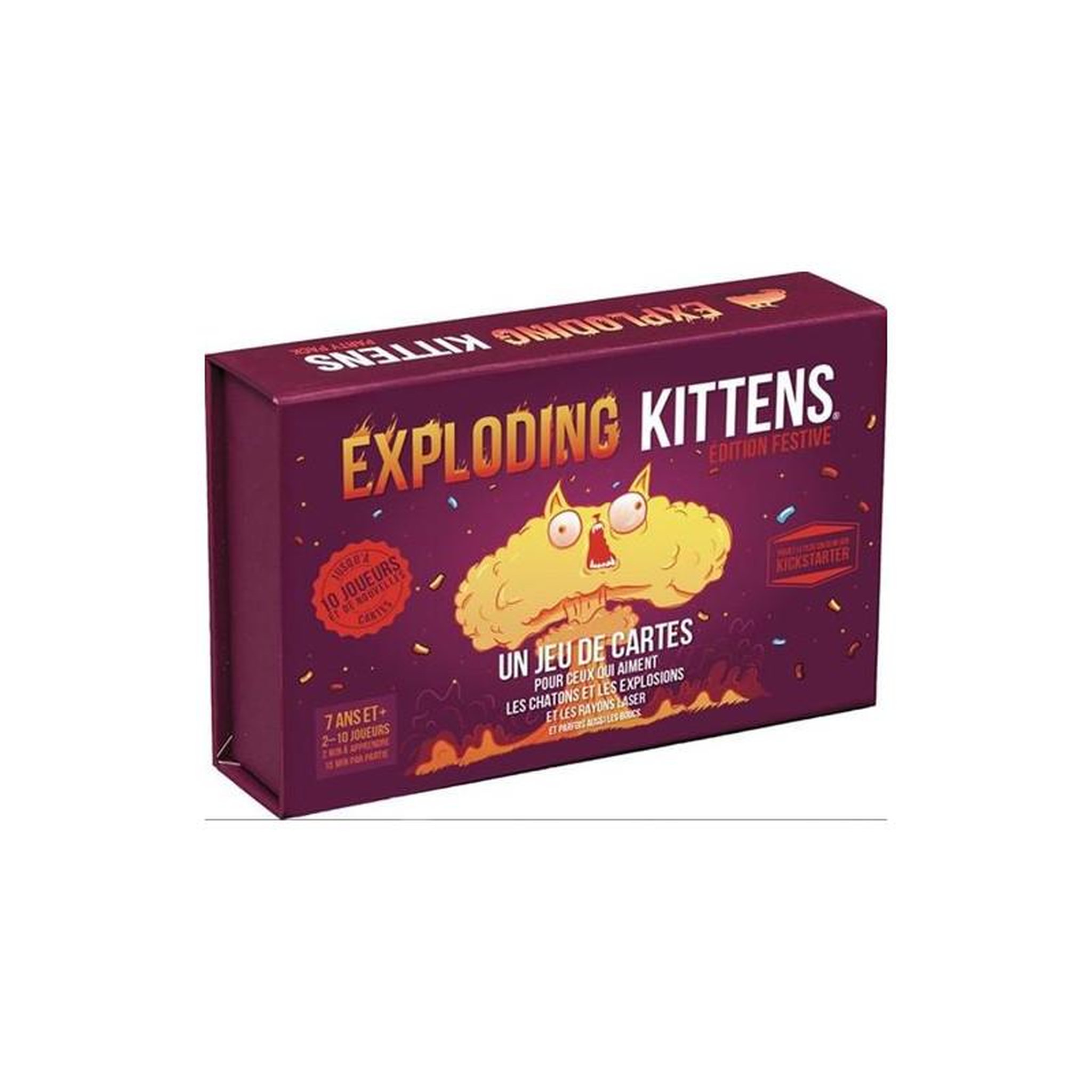 Asmodee Jeu d'ambiance Asmodee Exploding Kittens Party Pack Edition