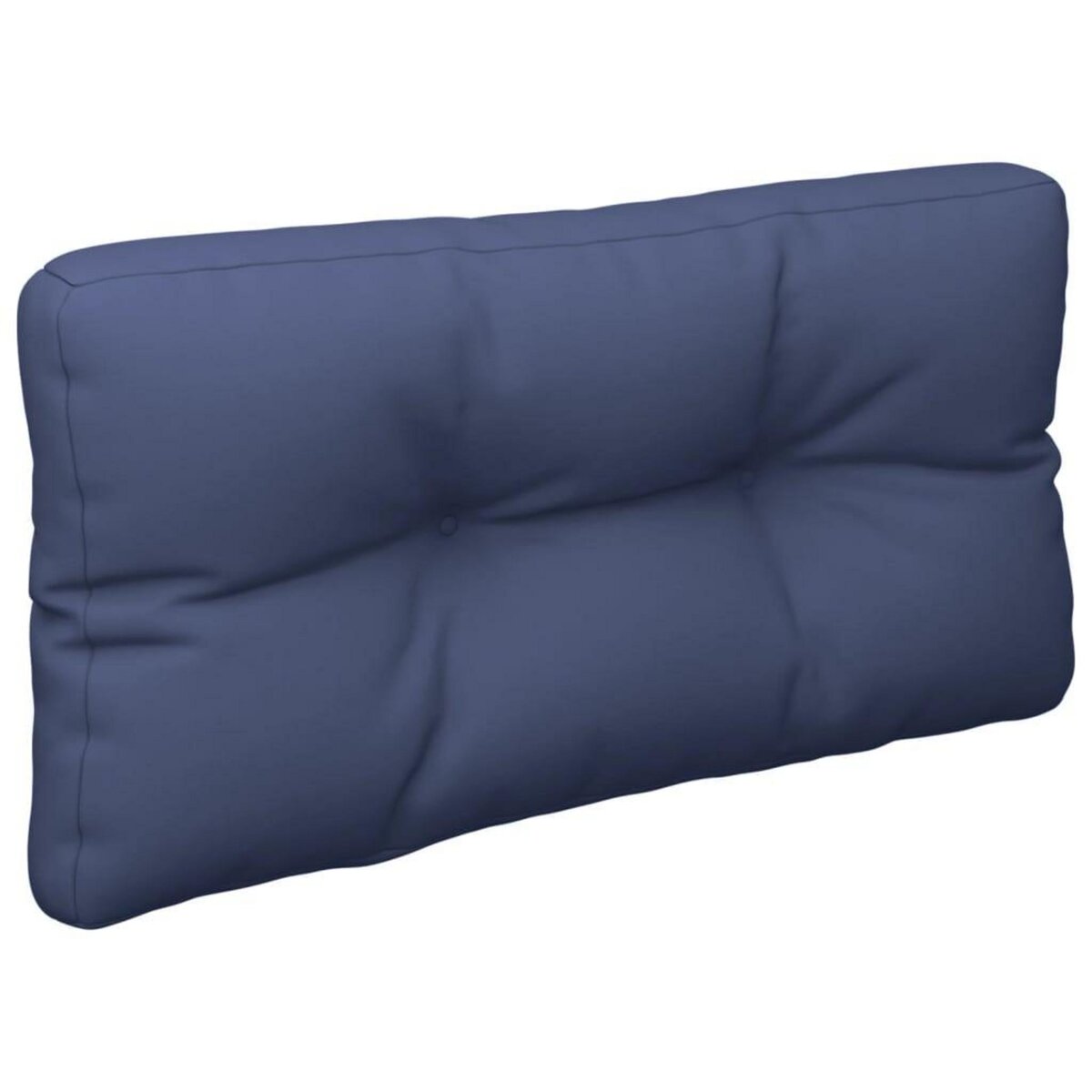 VIDAXL Coussins de palette lot de 2 bleu marine tissu
