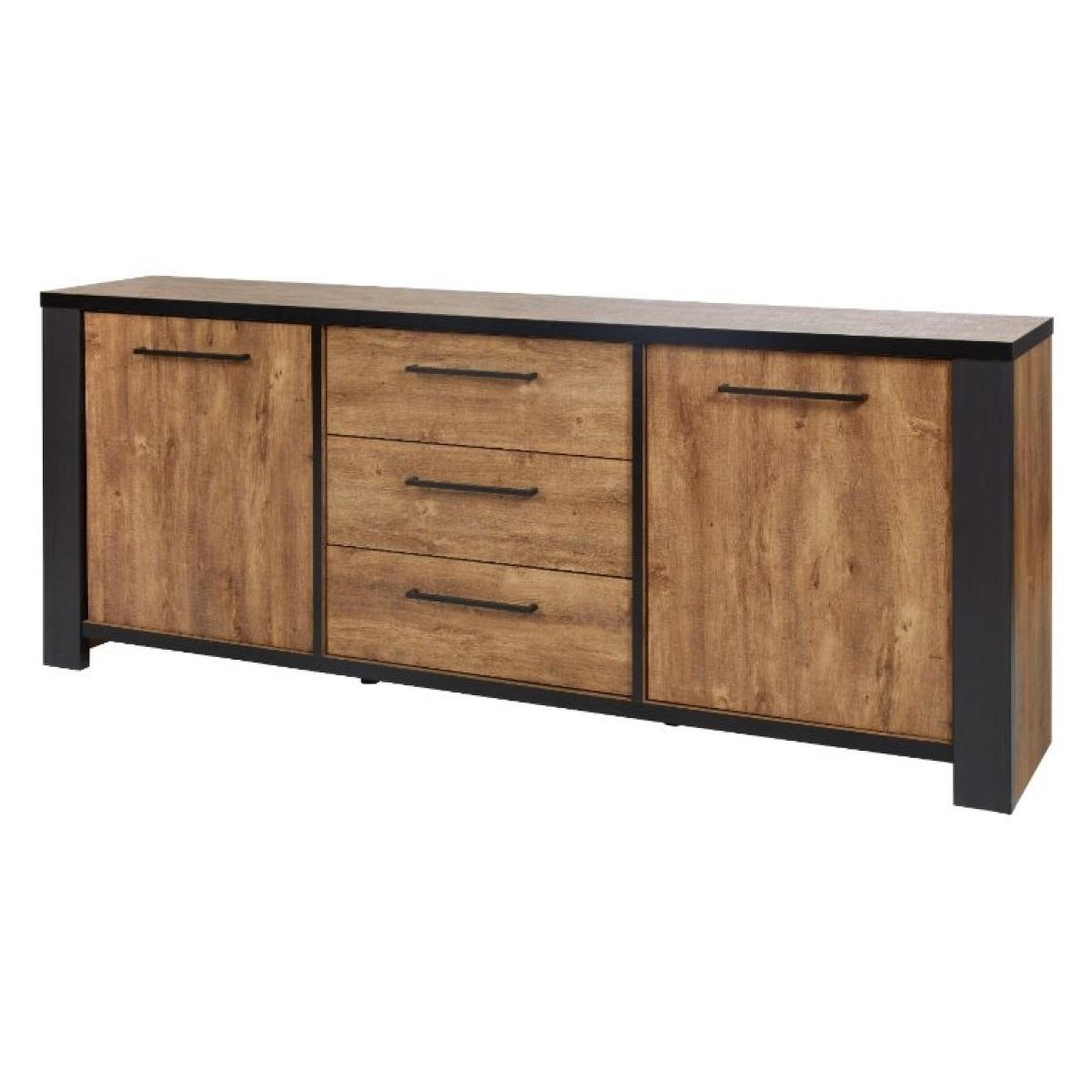 Voir la diapositive 3 : JLC KREATION Salle manger complète led en bois avec table ovale samantha