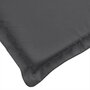 Voir la diapositive 5 : VIDAXL Coussin de banc de jardin anthracite melange 180x50x7 cm tissu