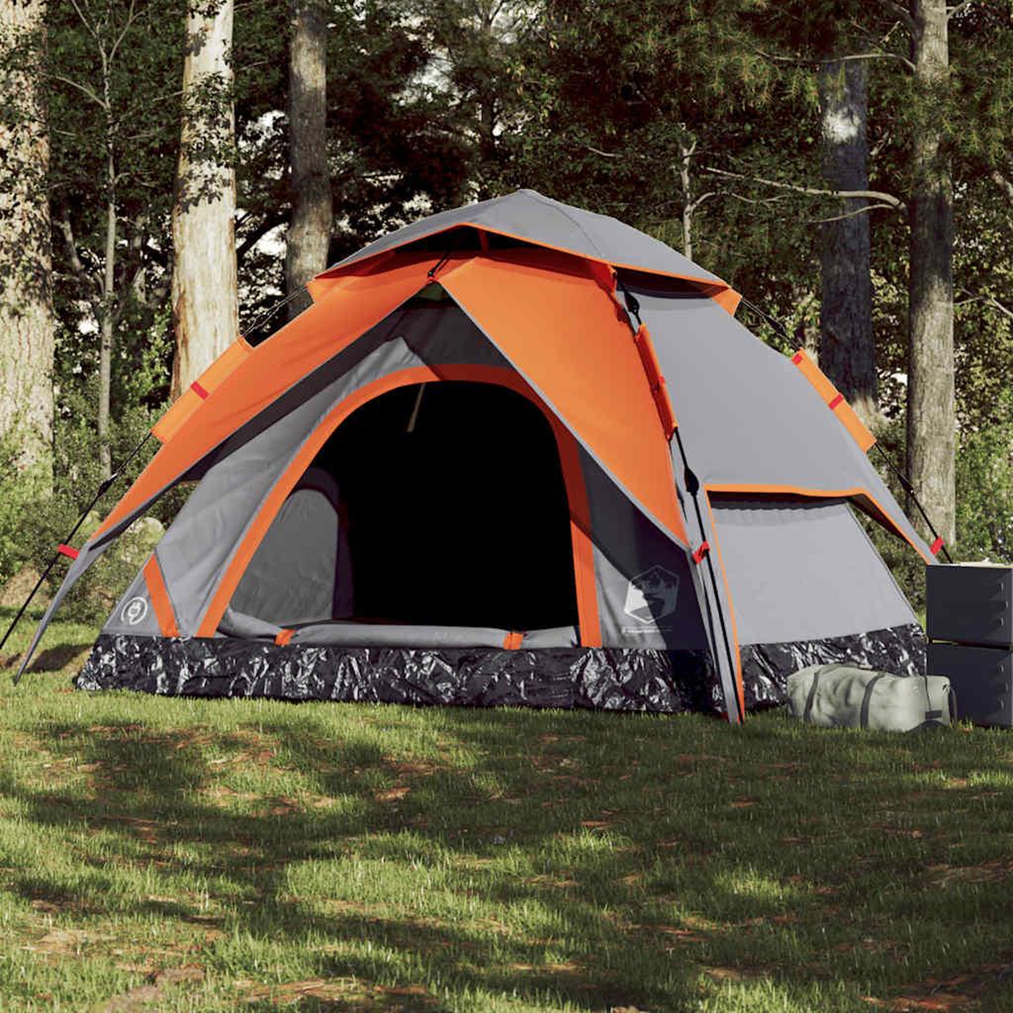 VIDAXL Tente de camping a dome 5 personnes liberation rapide