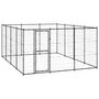 Voir la diapositive 1 : VIDAXL Chenil extérieur Acier 14,52 m²