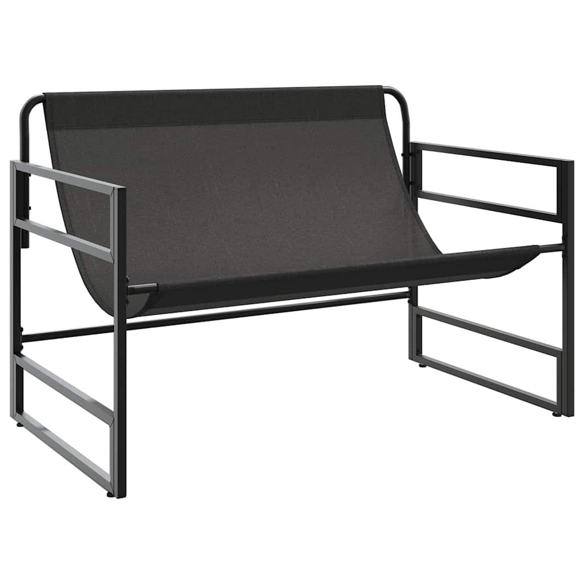 Voir la diapositive 5 : VIDAXL Banc de jardin avec coussin taupe 113 cm acier