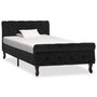 VIDAXL Cadre de lit Noir Velours 90 x 200 cm