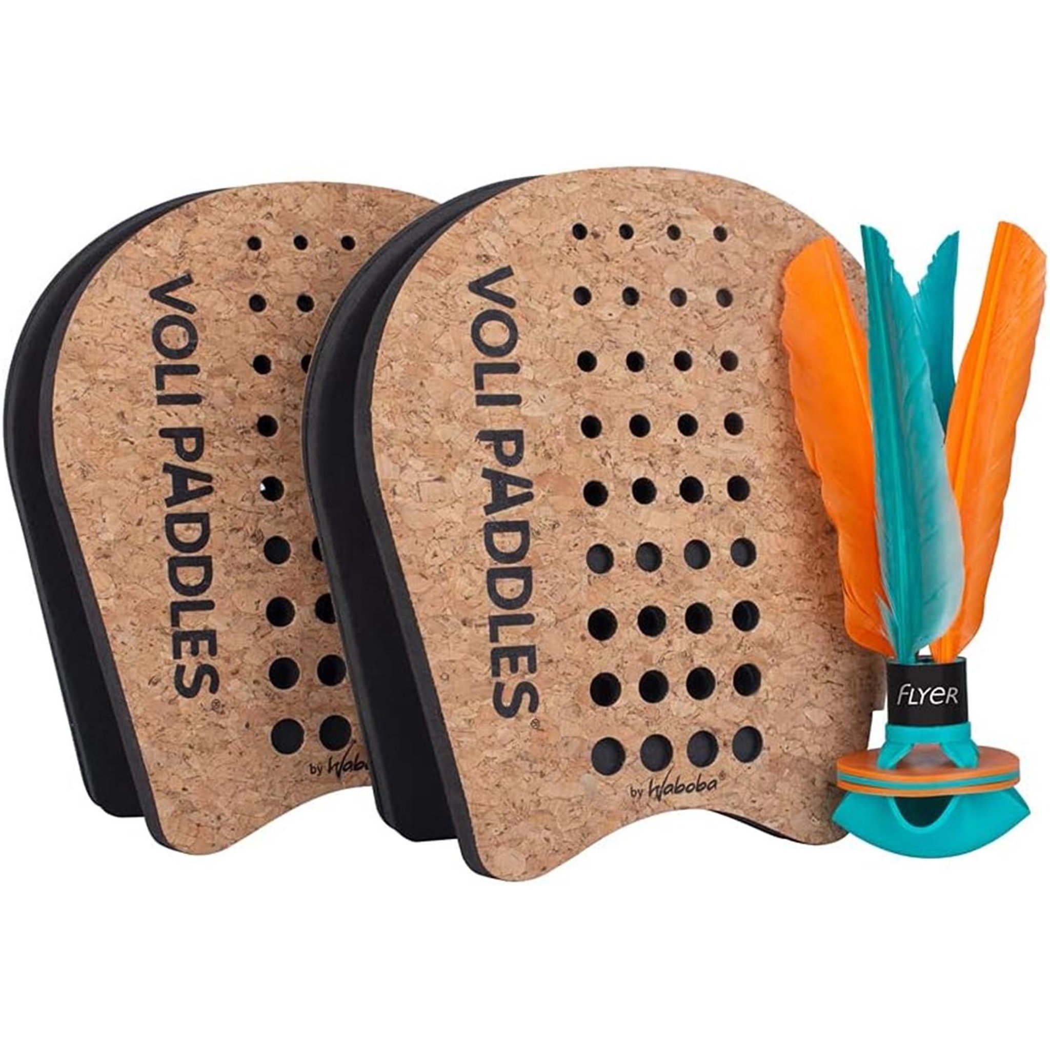 Voir la diapositive 2 : Waboba Voli - Set de 2 Raquettes et Volant de Badminton
