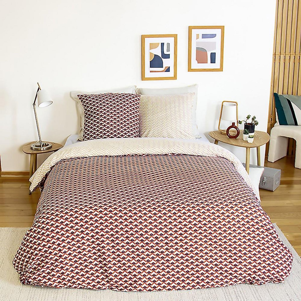 Home collection Parure de couette 3 pcs 100% microfibre, tiagoh