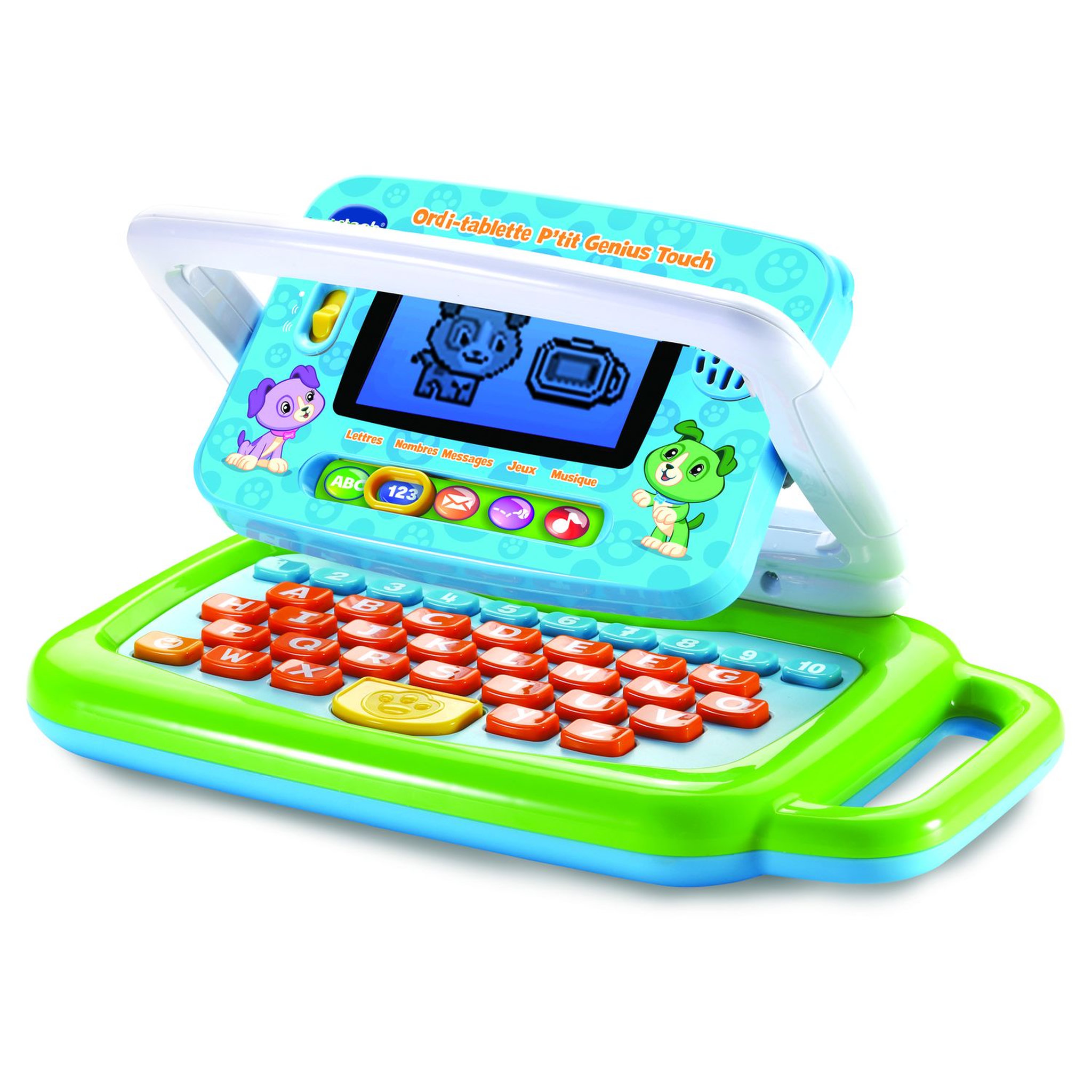 VTECH Ordi tablette P'tit Genius Touch vert