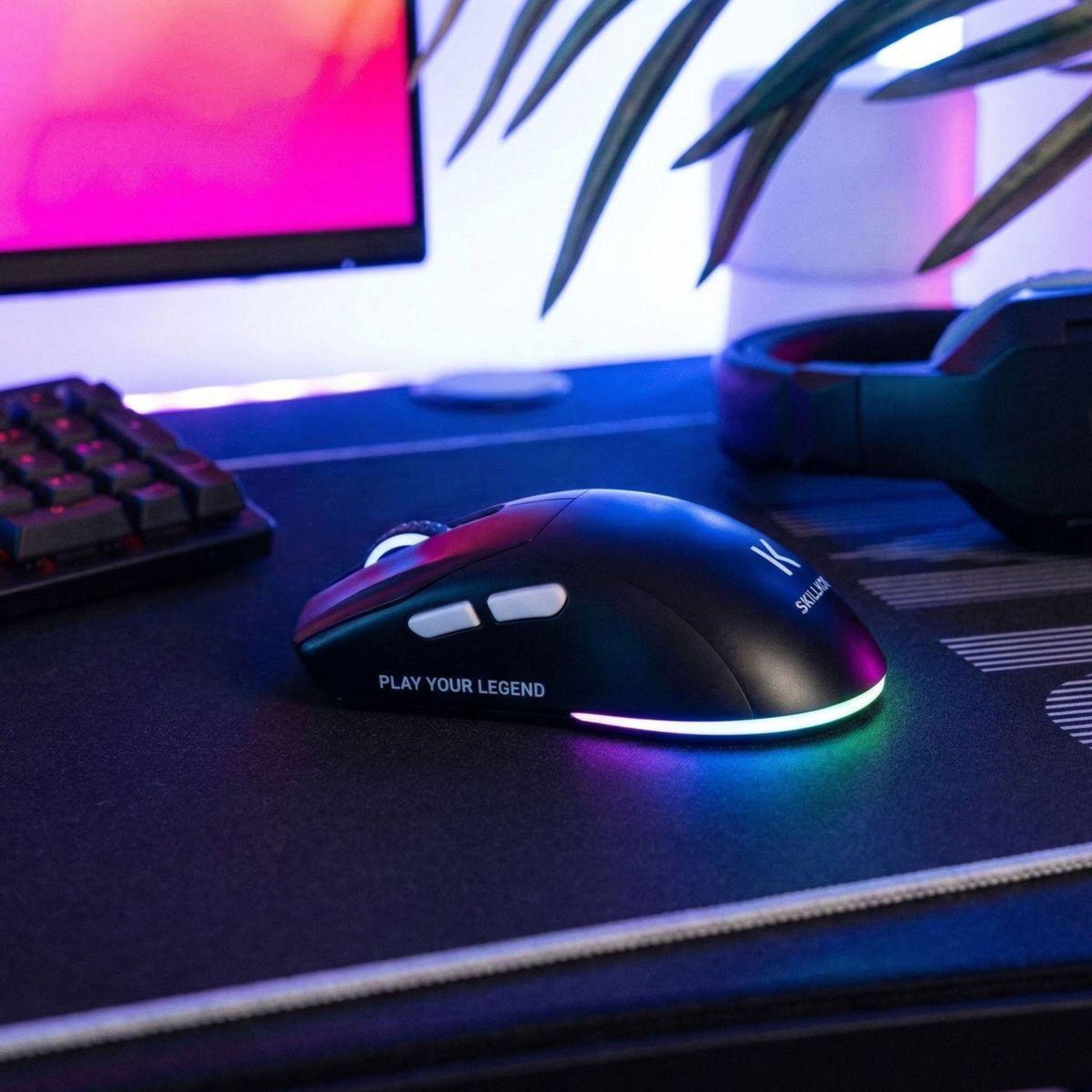 Voir la diapositive 5 : SKILLKORP Souris gamer sans fil m5 v2 sans fil access