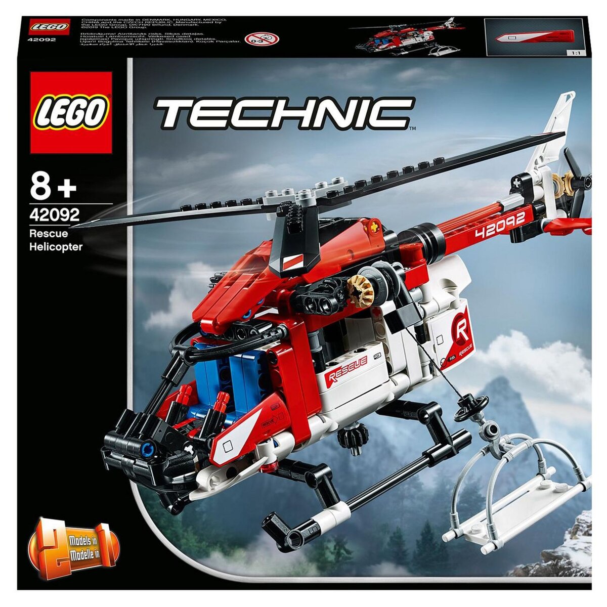 LEGO Technic 42092 - L'hélicoptère de secours