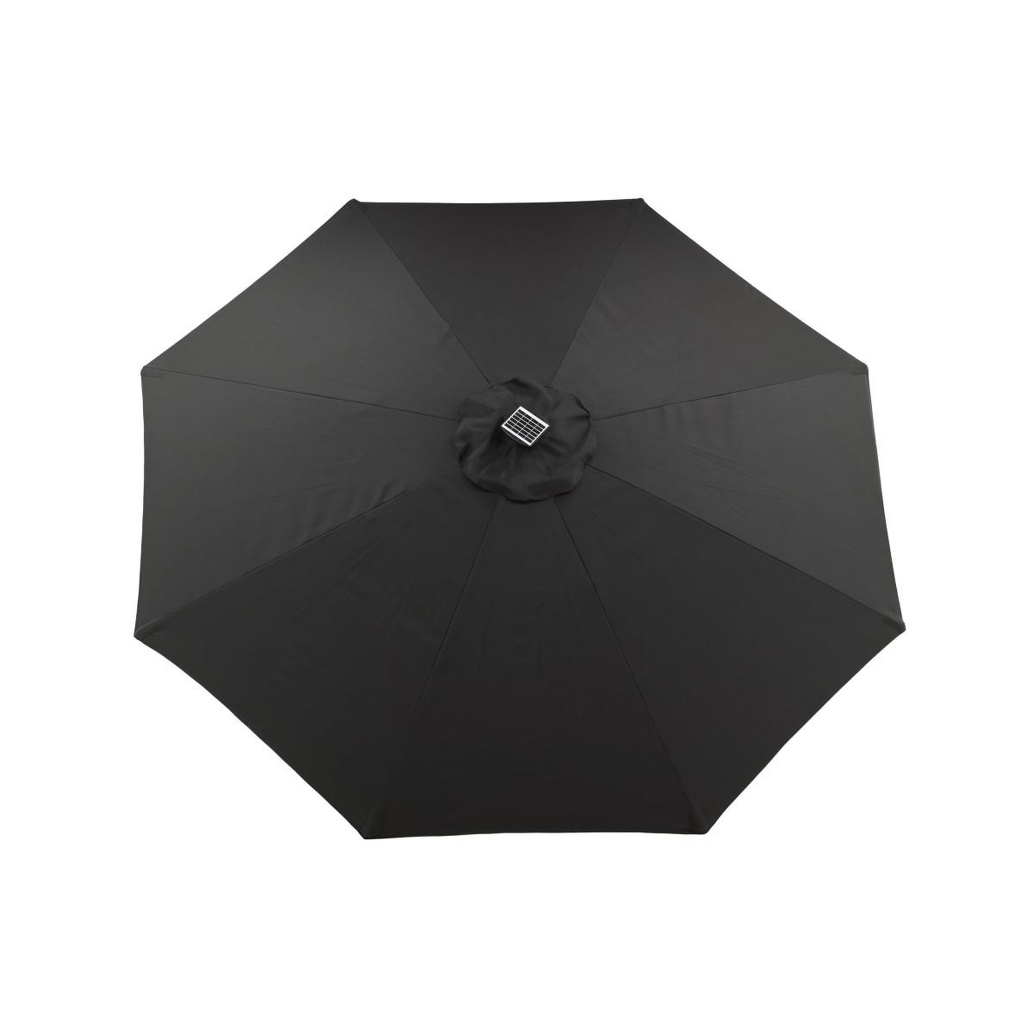 Voir la diapositive 2 : Paris Prix Parasol à LED  Sabal  270cm Noir