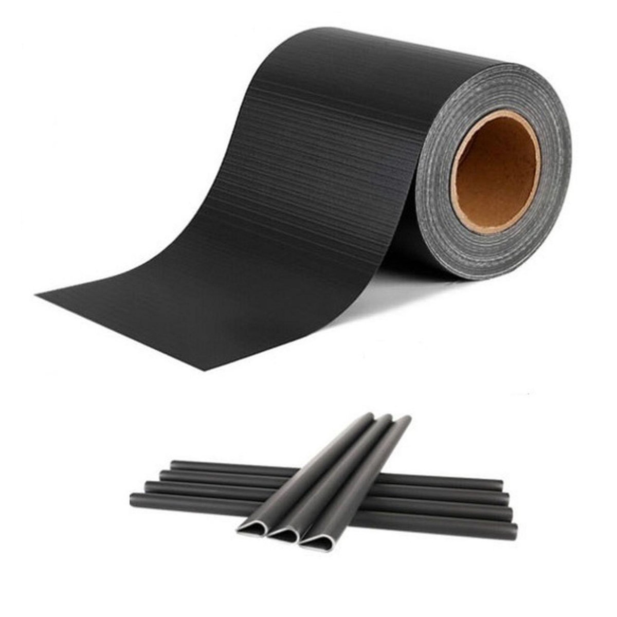 TOILINUX Brise Vue Occultant Clôture en PVC 450 g/m² - 70 m x 19 cm - 70 clips de montage