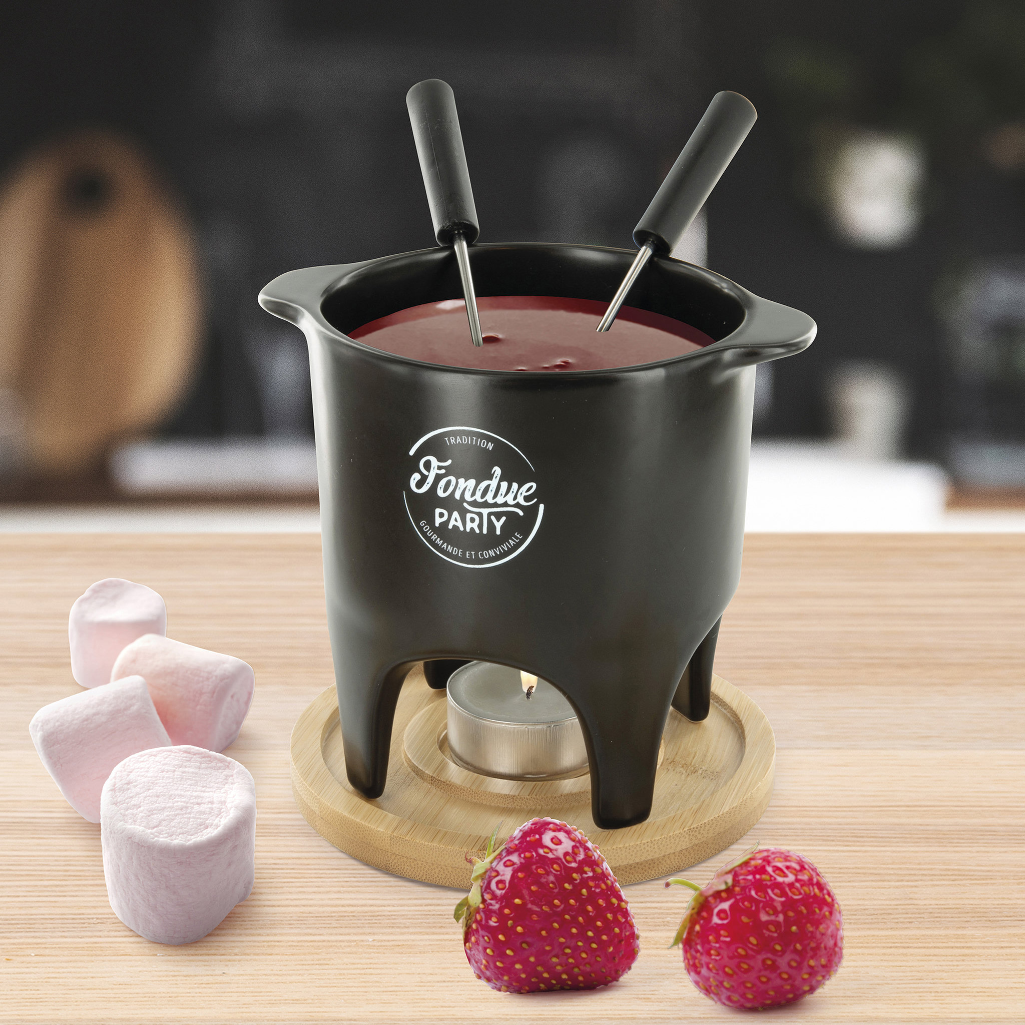 Voir la diapositive 3 : Service à fondue individuelle ou duo