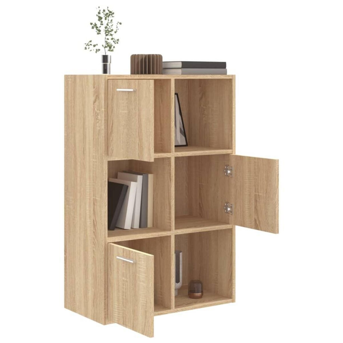 VIDAXL Armoire de rangement Chene sonoma 60x29,5x90 cm Bois ingenierie