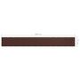 Voir la diapositive 6 : VIDAXL Ecran de balcon Marron 75x600 cm Tissu Oxford
