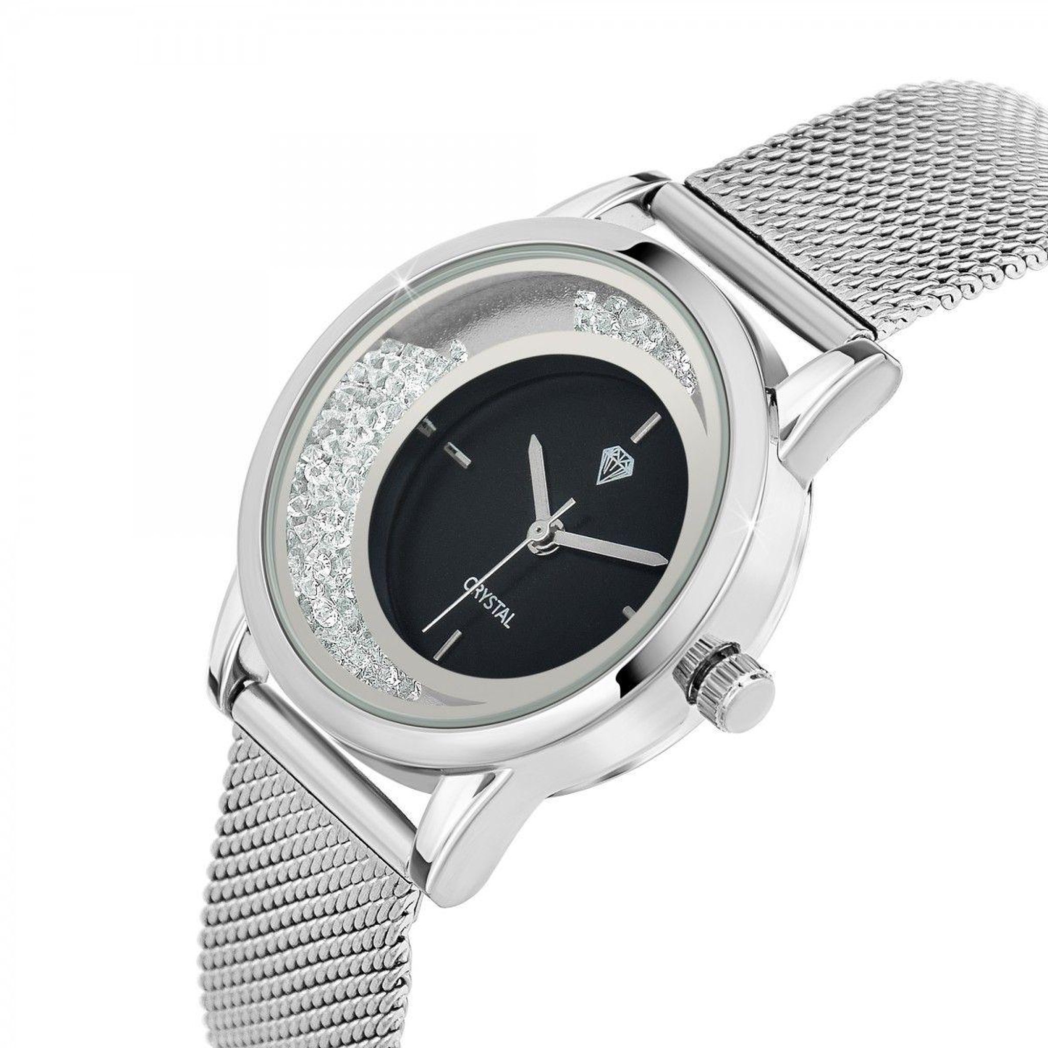 Voir la diapositive 3 : SC CRYSTAL Montre Lynn élégante ornée de Cristaux scintillants par SC Crystal