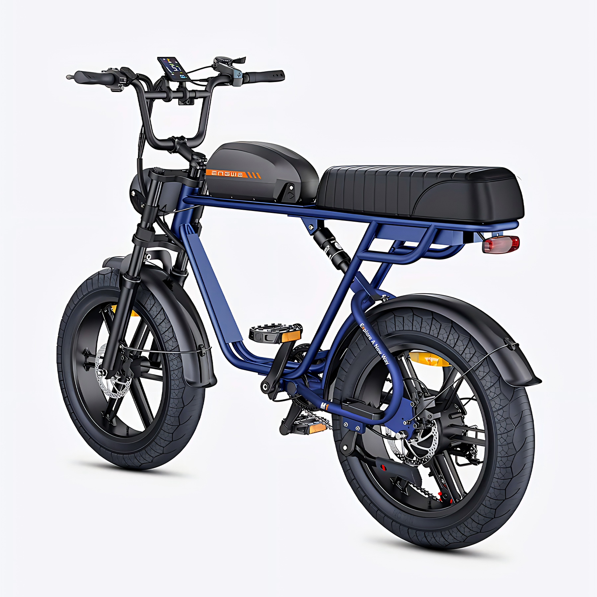 Voir la diapositive 3 : ENGWE Vélo électrique ENGWE M1 style moto 48V 15.6Ah 250W