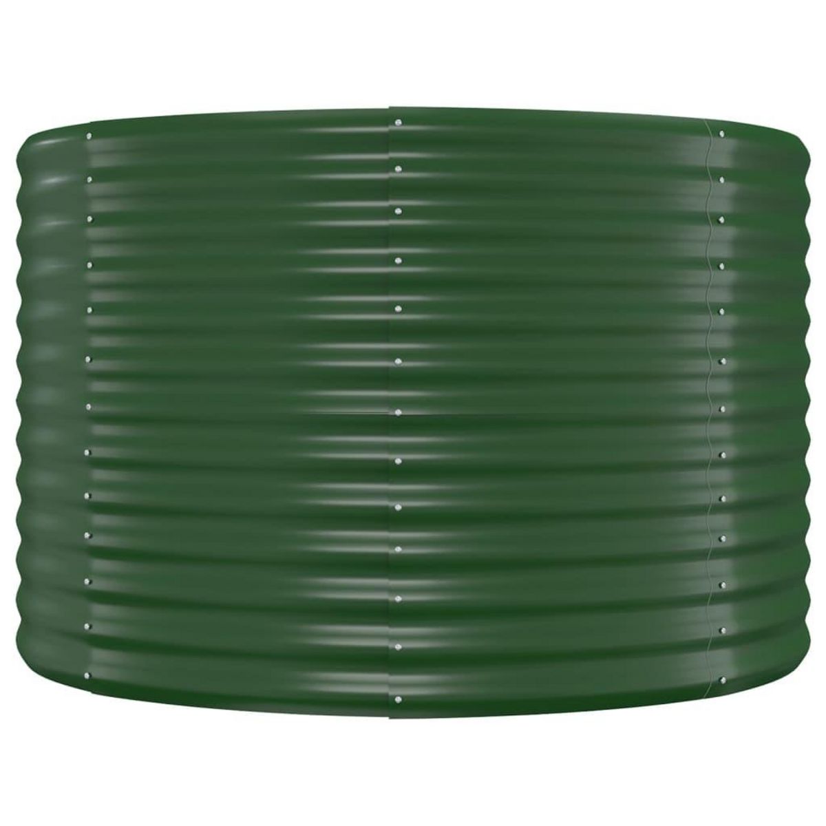 VIDAXL Lit sureleve de jardin Acier enduit de poudre 175x100x68cm Vert