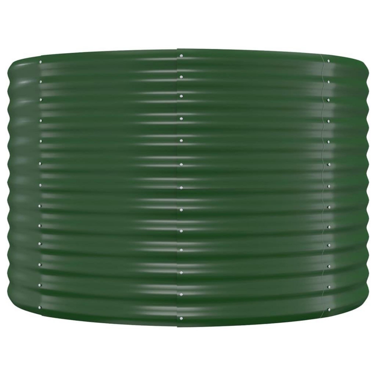 VIDAXL Lit sureleve de jardin Acier enduit de poudre 175x100x68cm Vert
