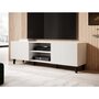 Voir la diapositive 1 : BEST MOBILIER Sanna - meuble tv - 2 portes et 2 niches - 150 cm