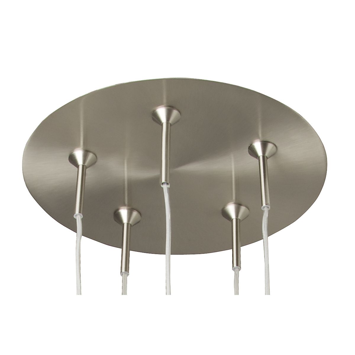 Lustre chrome et verre Julie