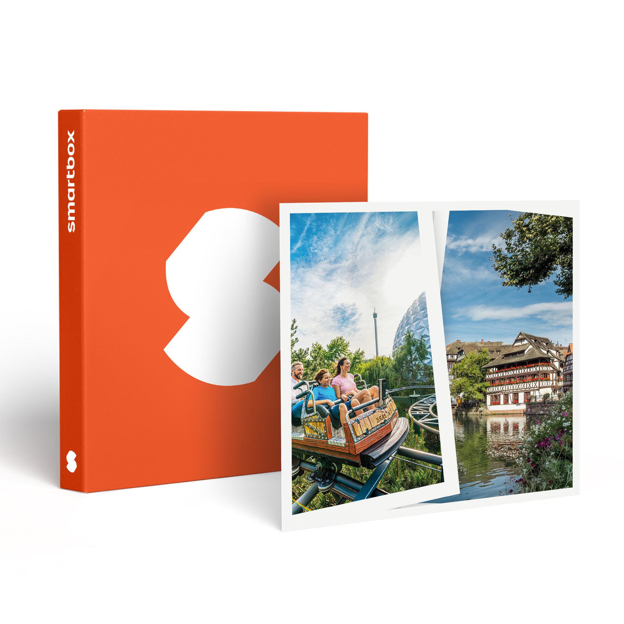 Smartbox Séjour Europa-Park 2026 : billet pour 2 adultes et 1 enfant (1 jour) et 1 nuit dans un hôtel proche d'Europa-Park - Coffret Cadeau Multi-thèmes