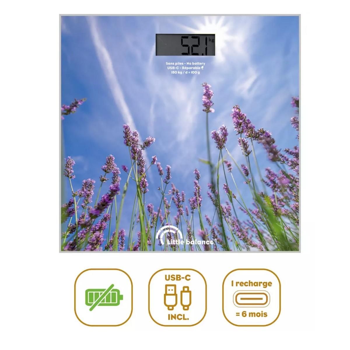 LITTLE BALANCE Pèse-personne électronique 180kg/100g - 8842