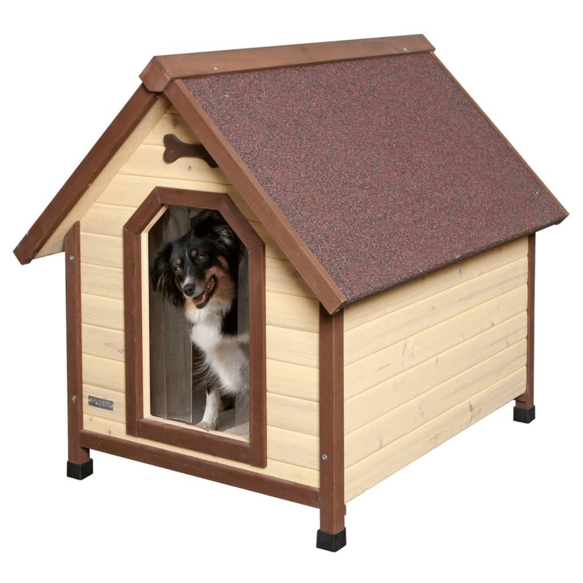 Voir la diapositive 3 : KERBL Kerbl Niche pour chiens 4 saisons 100 x 83 x 94 cm Marron 81349