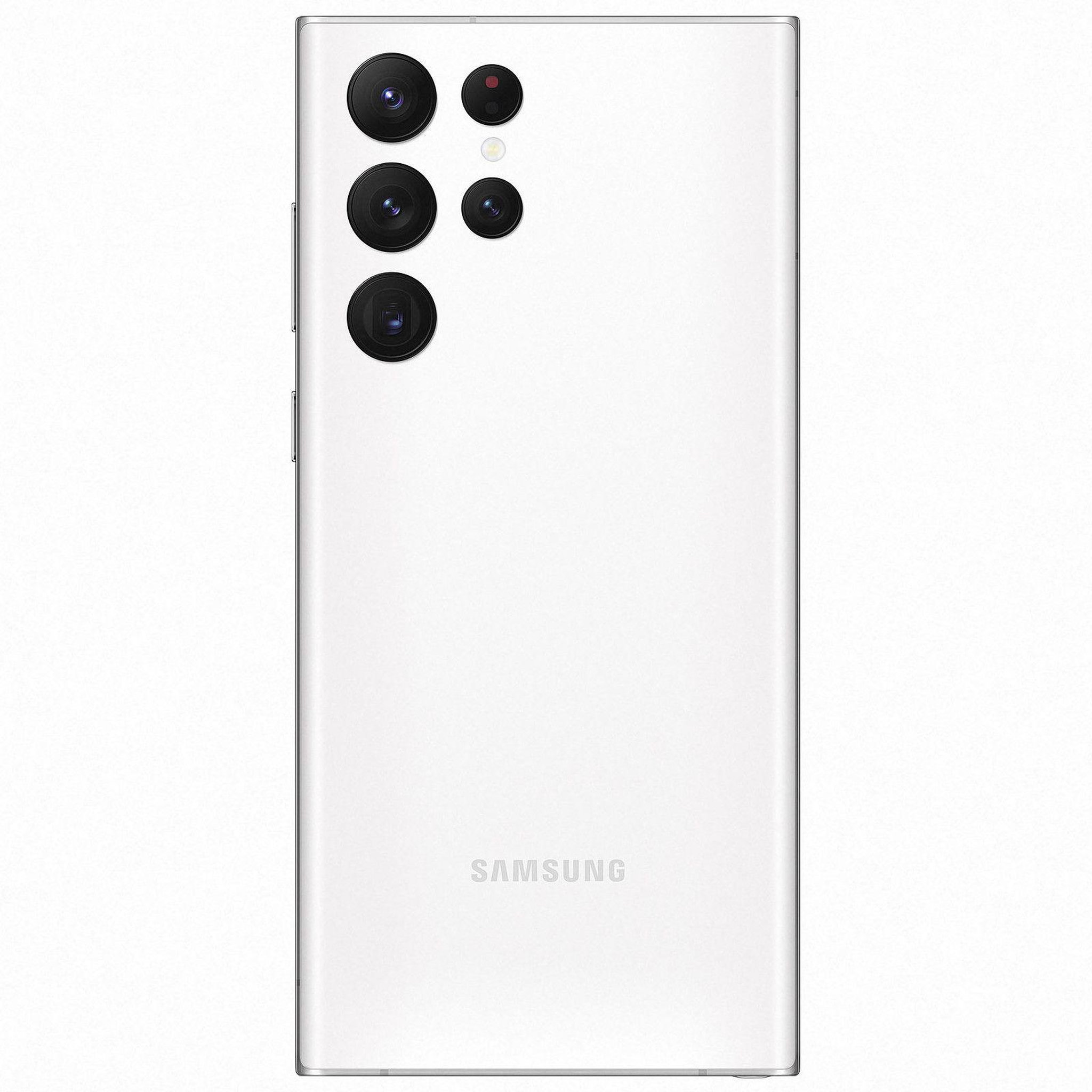 Voir la diapositive 3 : Samsung Galaxy S22 Ultra (Dual Sim) Reconditionné 256 Go - Grade A - Blanc