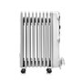 Voir la diapositive 2 : DELONGHI Radiateur à bain d'huile 2000w blanc - trrs0920