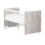 Voir la diapositive 2 : BABY PRICE  Lit bébé sommier réglable  60x120cm SCANDI coloris gris 
