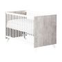 Voir la diapositive 2 : BABY PRICE  Lit bébé sommier réglable  60x120cm SCANDI coloris gris 