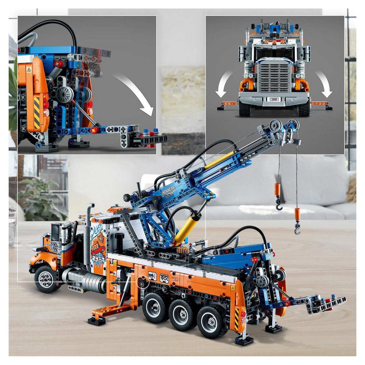 LEGO Technic 42128 Le Camion de Remorquage Lourd dès 11 ans