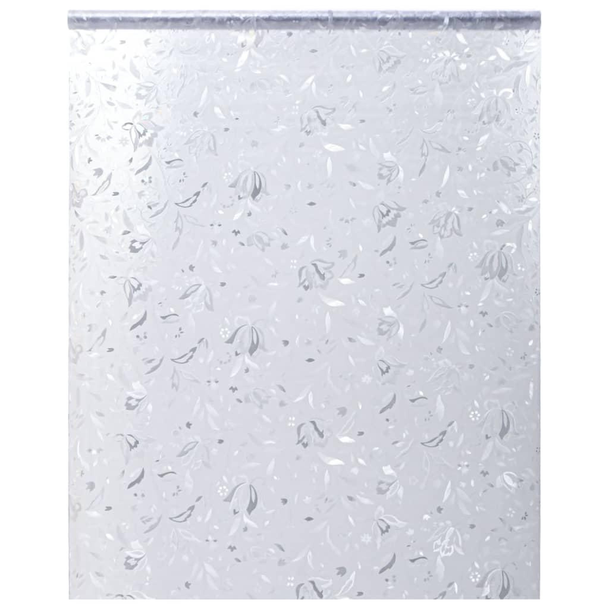 Voir la diapositive 4 : VIDAXL Films pour fenetre 2 pcs depoli motif de fleurs PVC