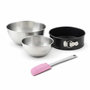 Voir la diapositive 1 : ZENKER Set de 4 ustensiles de pâtisserie moule à gâteaux 2 bols et spatule pâtisserie Spécial crountries Spécial crountries Zenker  Spécial crountries