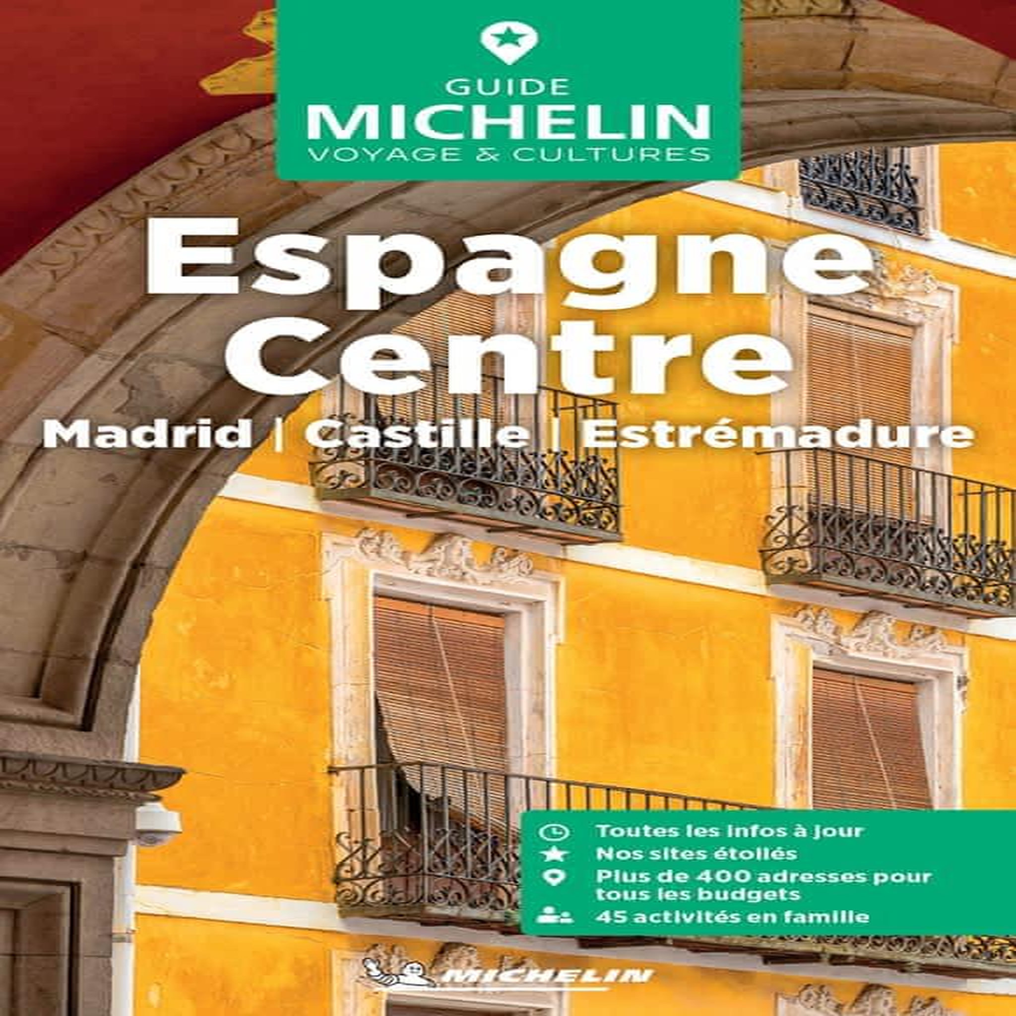 ESPAGNE CENTRE. MADRID, CASTILLE, ESTREMADURE, Michelin