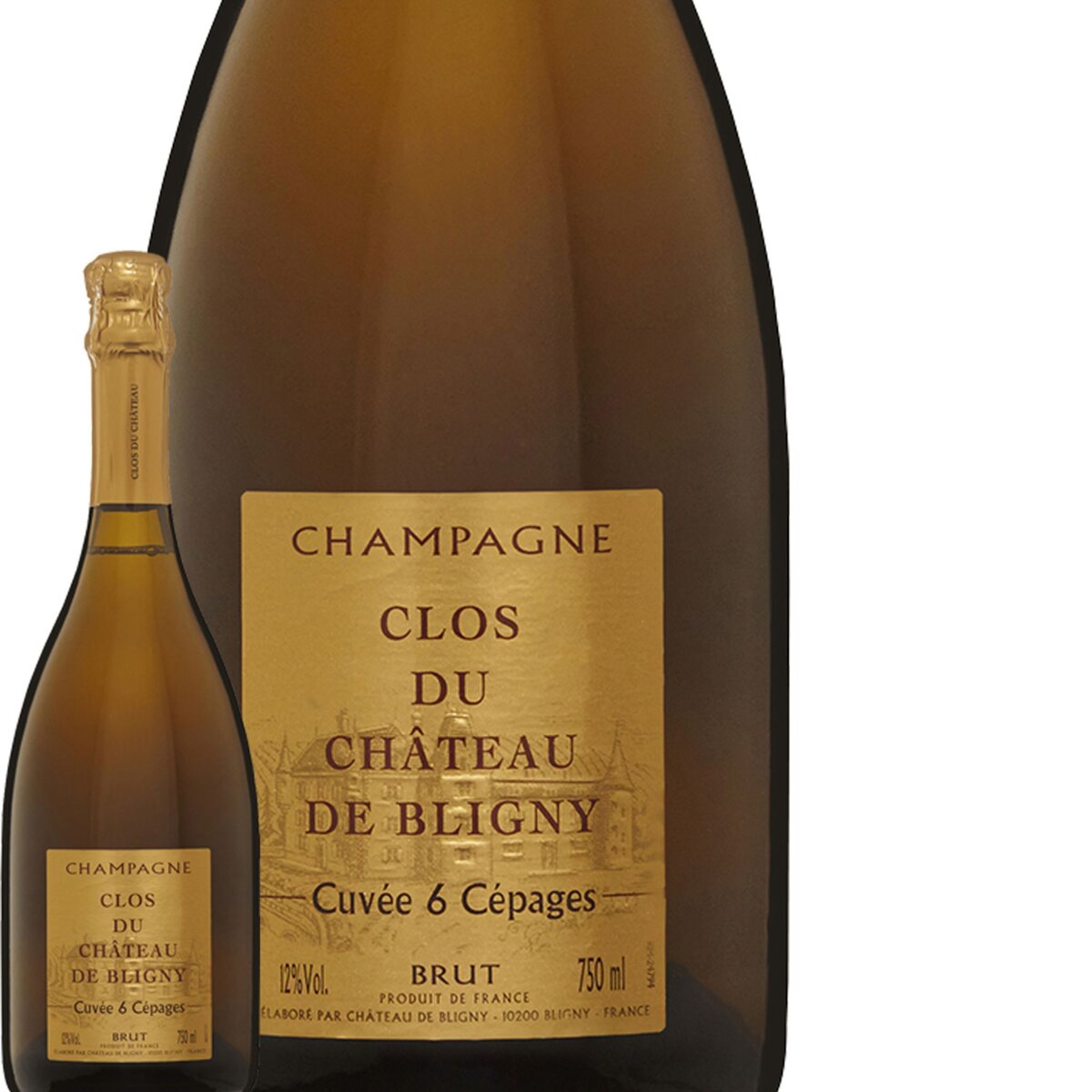 Champagne Clos Du Château De Bligny Cuvée 6 Cépages Champagne Brut  