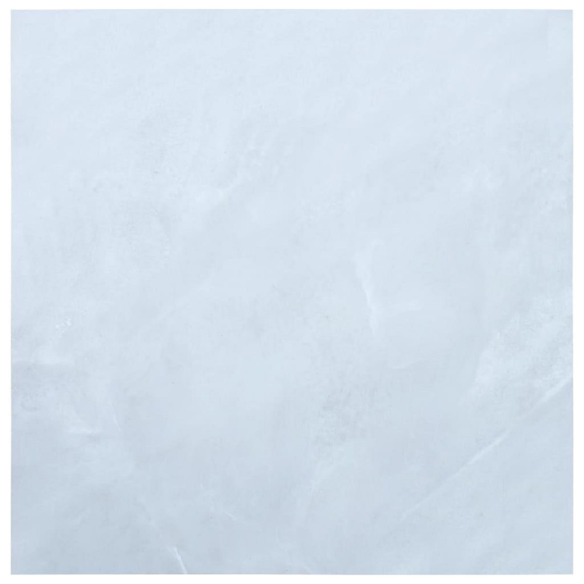 VIDAXL Dalles de plancher autoadhesives 5,11 m^2 PVC blanc marbre