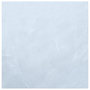 Voir la diapositive 1 : VIDAXL Dalles de plancher autoadhesives 5,11 m^2 PVC blanc marbre