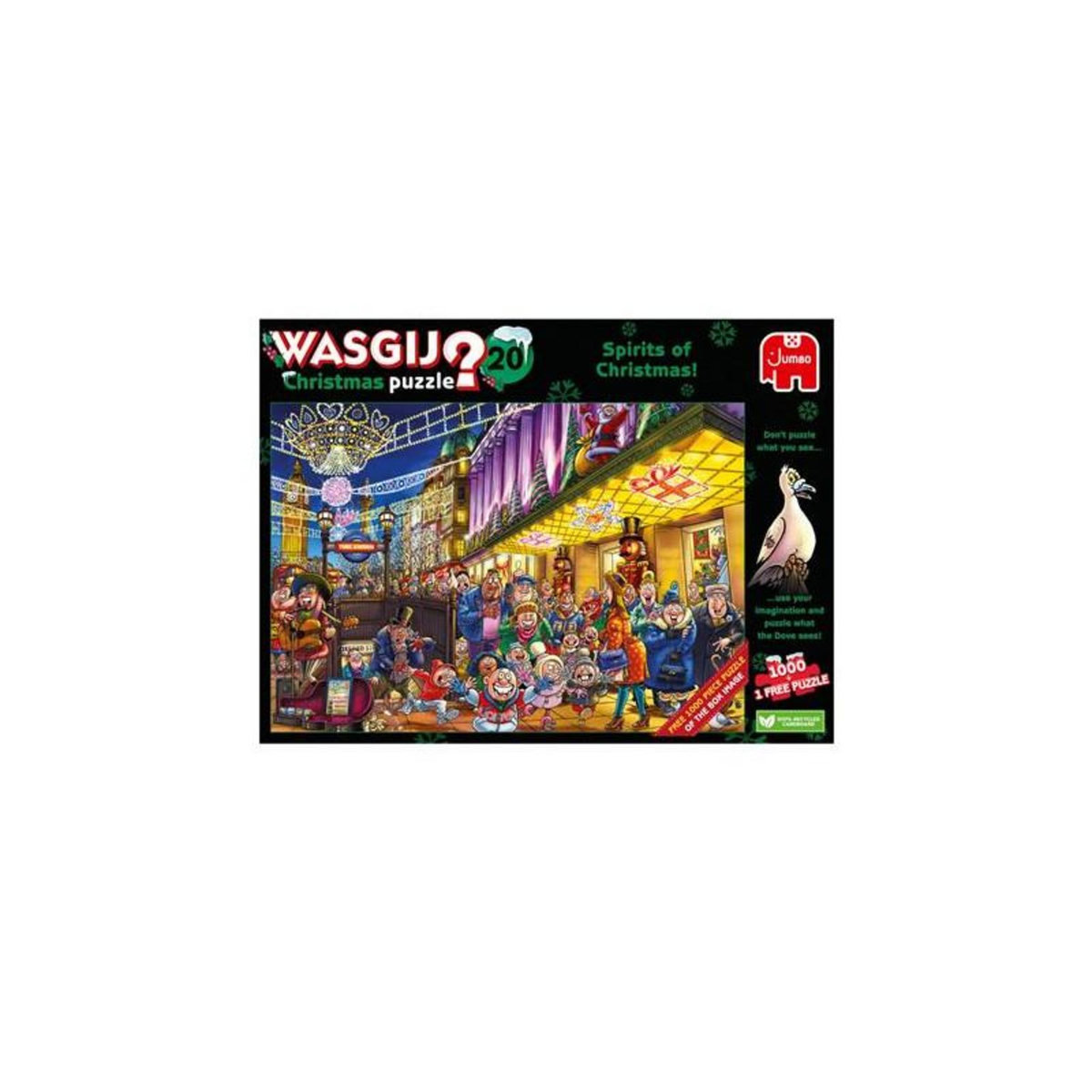 Jumbo Puzzles 2x1000 pièces Jumbo Wasgij Christmas