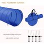 Voir la diapositive 5 : PAWHUT Agility sport pour chiens équipement complet obstacle, tunnel, slalom, zone repos + sac de transport bleu jaune